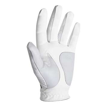 FootJoy Men's WeatherSof 2-Pack Prior Generation Golf Glove White Cadet Medium, Worn on Left Hand
