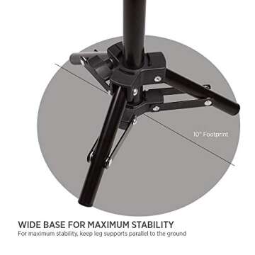 Fovitec 2-Light Table Top Fluorescent Lighting Kit, 6" Reflectors, 30W Bulbs and 15" Light Stands for Product Photography, and Video Production