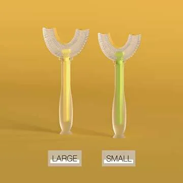 LEPGIFE U Shaped Kids Toothbrush for Ages 2-6