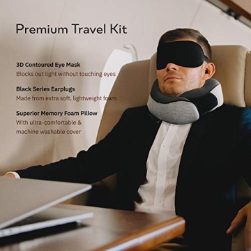 Proglobe Ergonomic Travel Neck Pillow with 360 Support