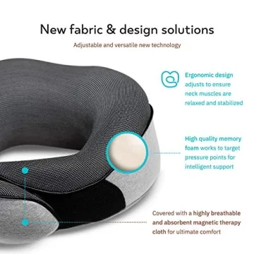 Proglobe Ergonomic Travel Neck Pillow with 360 Support