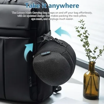 Proglobe Ergonomic Travel Neck Pillow with 360 Support