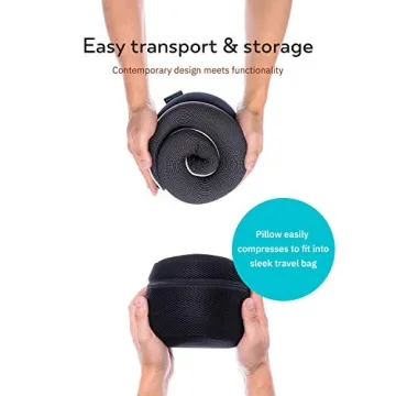 Proglobe Ergonomic Travel Neck Pillow with 360 Support