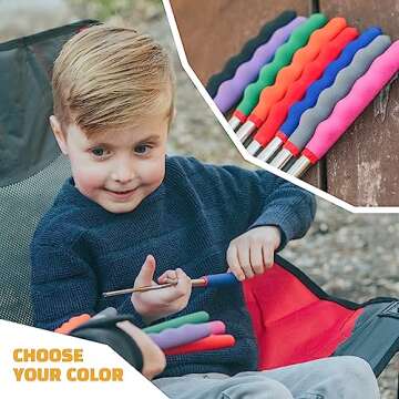 MalloMe Extra Long Smores Sticks - Perfect for Camping Fun