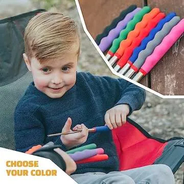 MalloMe Extra Long Smores Sticks - Perfect for Camping Fun