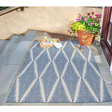 Erin Gates Hand Woven Area Rug for Indoor Outdoor Use