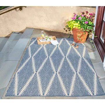 Erin Gates Hand Woven Area Rug for Indoor Outdoor Use