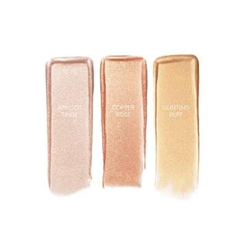 CLE Cosmetics Essence Moonlighter Cushion, Highlighter Makeup with Beauty Pearl Powder and Hydrating Essence for Healthy Blush or Glow on Face, Liquid Free and Travel Friendly (Apricot Tinge, 0.42oz)