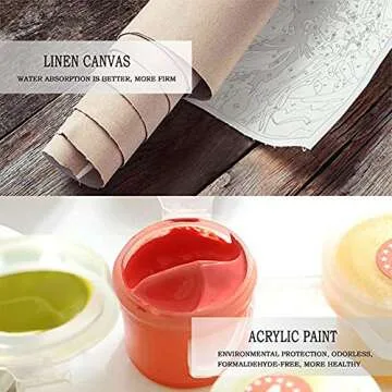 Gustav Klimt Paint by Number Kit for All Ages