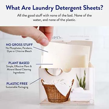 Clean People Fresh Scent Ultra Concentrated Laundry Detergent Sheets 32 count & Fabric Softener Sheets 120 count