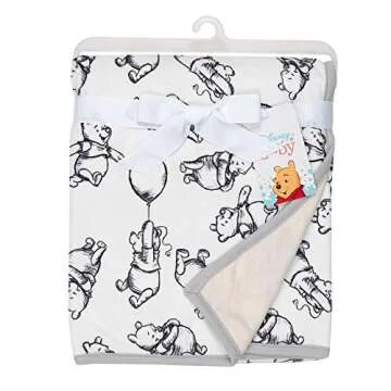 Disney Winnie the Pooh Baby Blanket - Soft & Adorable Gift