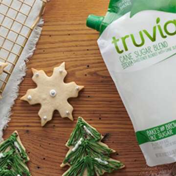 Truvia Cane Sugar Blend, Natural Stevia Sweetener and Cane Sugar, 24 oz (Pack of 4)