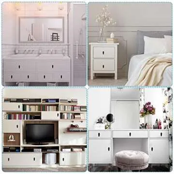 Gothvanity Coffin Cabinet Knobs 8 Pack - Gothic Decor Knobs for Kitchen Cabinet, Drawer Pull, Dresser and Cupboard Handle - Wood- 2.6 x 1.3 Inches - Black