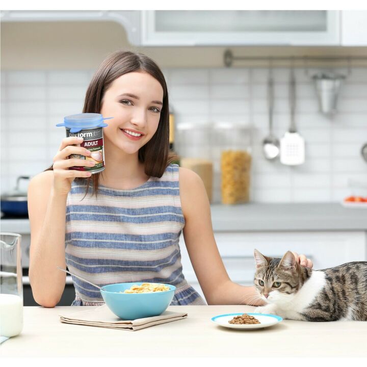 Orblue Stretchable Silicone Lids - 6-Pack for Food Storage