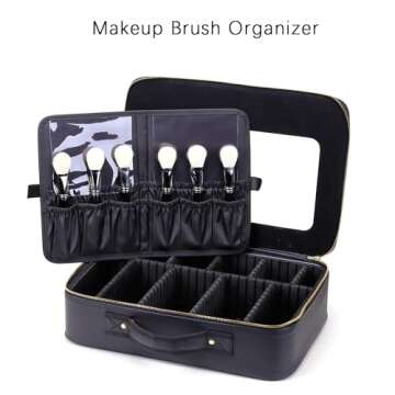 ROWNYEON Large Clear Makeup Bag Home and Travel Storage