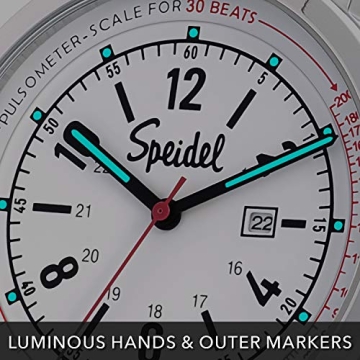 Speidel 30 Pulsometer Watch for Medical Professionals
