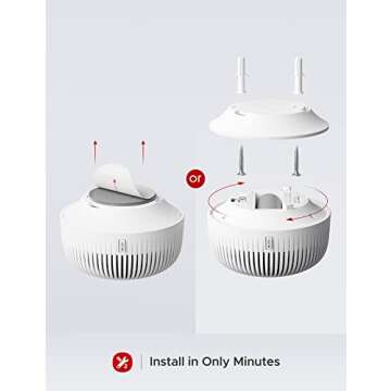 X-Sense Smart Smoke Detector Fire Alarm with Advanced Photoelectric Sensor, Wi-Fi Smoke Detector, App Notifications with Optional 24/7 Professional Monitoring Service, XS03-WX, 3-Pack