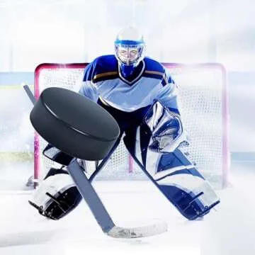 AceFox Ice Hockey Pucks for Practicing and Classic Training, Official Regulation, 6oz Diameter 3" Thickness 1" Black, Set of 12