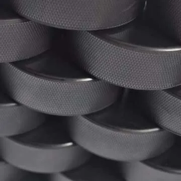 AceFox Ice Hockey Pucks for Practicing and Classic Training, Official Regulation, 6oz Diameter 3" Thickness 1" Black, Set of 12