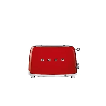 Smeg 2 Slice Toaster with Sandwich Rack Combo in Red