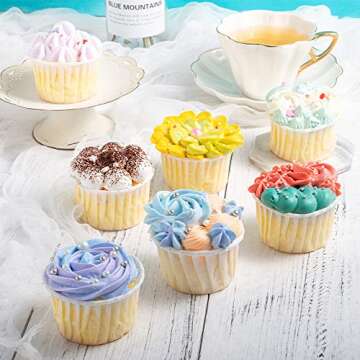 Large Piping Cakes Decoration Set Nozzles Tips Piping Kit for Pastry Cupcakes Cakes Cookies Decorati...