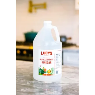 Lucy's Family Owned - Natural Distilled White Vinegar, 1 Gallon (128 oz) - 5% Acidity (White Vinegar, 1 Gallon (128 fl oz.))