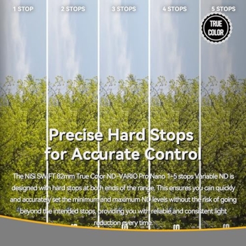 NiSi 82mm ND-Vario Filter for Vibrant Photography