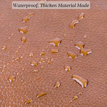 CDWERD Faux Leather Pillow Covers Set of 2 Modern Brown 18x18