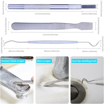 Essential Detail Cleaning Brush Set for Home & Vehicle Use