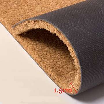 Funny Coir Doormat for Key and Wallet Reminder