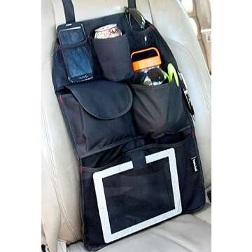 Yupbizauto Brand TB168 Car Auto Front or Back Seat Organizer Holder Multi-Pocket Travel Storage Bag ...