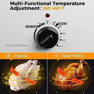 26 Quart Electric Roaster Oven with Self-Basting Lid