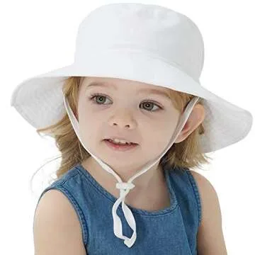 MaxNova UPF 50+ Baby Sun Hat for Toddlers 6-12 Months