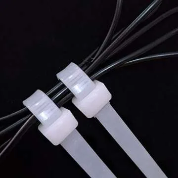 Zip Ties Assorted Size Clear 4 6 8 10 Inch White Cable Ties Heavy Duty Plastic Wire Ties Wraps Zipties for Home,Office,Garage, Plant Garden Fence Crafting Travel Workshop 400 pack