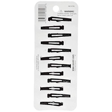 Scunci Countour Snap Hair Clips - 12 Count (4-Pack)
