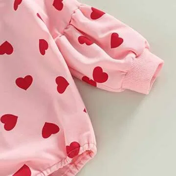 Engofs Valentine's Day Baby Outfit with Headband - 12-18 Months