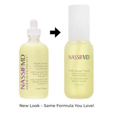 NassifMD Hydro-Screen Serum: Anti-Aging with Ceramides, Retinol & More
