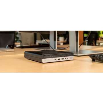HP EliteDesk 800 G5 Mini Business Desktop PC, Core i5-9500T, 16 GB DDR4 RAM, 512 GB SSD, Keyboard and Mouse, WiFi, BT, Windows 11 Pro (Renewed)