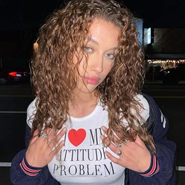 I Love My Attitude Problem Crop Top for Women