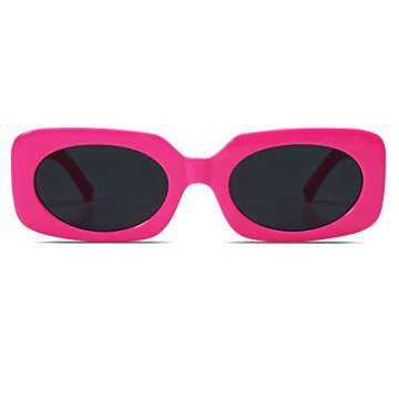 VANLINKER Rectangle Sunglasses: Retro Trendy Fashion Eyewear with UV400 Protection