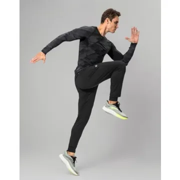 G Gradual Men's Joggers with Zipper Pockets for Workout