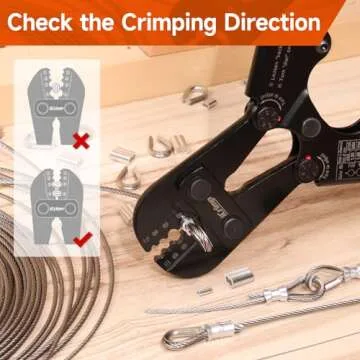 iCrimp Wire Rope Crimping Tool for Versatile Crimping
