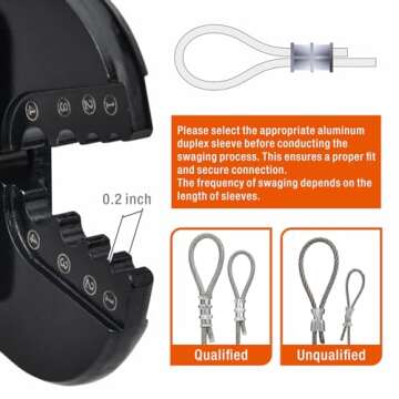 iCrimp Wire Rope Crimping Tool for Versatile Crimping