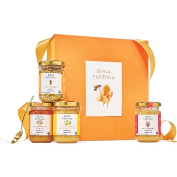 Bona Furtuna The Bee's Knees Organic Bee Pollen & Raw Honey Gift Set - Made in Italy