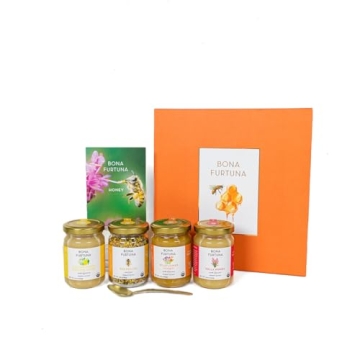 Bona Furtuna Bee Pollen & Raw Honey Gift Set - 4 Pack