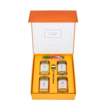 Bona Furtuna Bee Pollen & Raw Honey Gift Set - 4 Pack