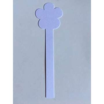 Aromagood Fragrance Flower Shape Blotter Strips Test Paper 100pcs Essential Oils Test Paper Strips