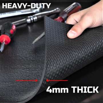 ONREVA Tool Box Liner 30 inch Wide x 22 ft Large, Thick Heavy Duty Toolbox Drawer Liners, Rolling To...