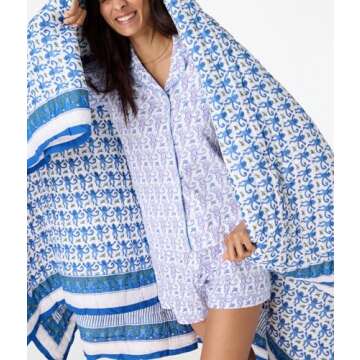 Yiulangde Roller Dupes Rabbit Pajamas Preppy Aesthetic Monkey Pj Sets for women 2 Piece Y2k Short Sleeve Button Down Pjs Shorts Pajama Set