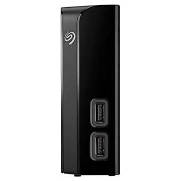Seagate Backup Plus Hub 8TB Desktop Hard Drive w/Rescue Data Recovery Services